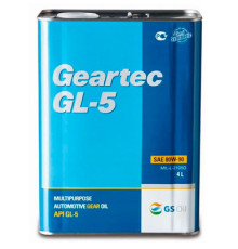 Масло трансмиссионное Kixx Geartec 75W-90 4л