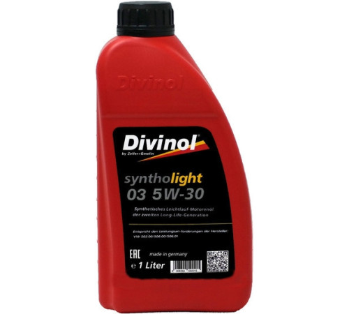 Моторное масло Divinol Syntholight 03 5W-30, 1л Моторное масло Divinol Syntholight 03 5W-30, 1л